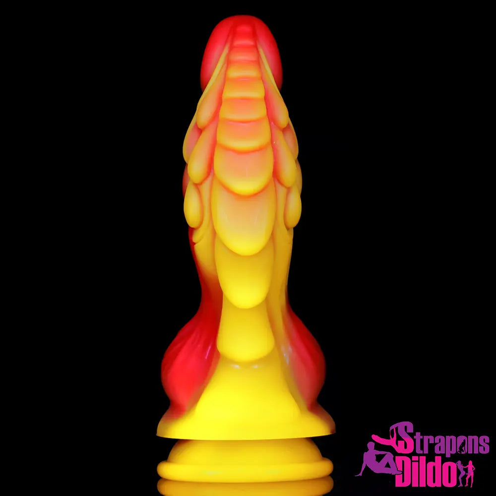 8.66in Silicone Soft Large Dragon Animal Dildo Anal Vaginal Stimulation - Strap ons Dildo