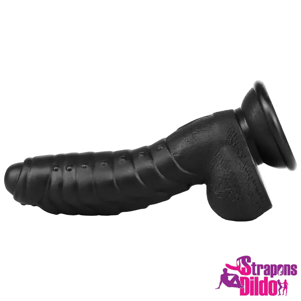 7.09in Fantasy Odd Design Uncut Spiked Silicone Soft Female Dildo Strap ons Dildo