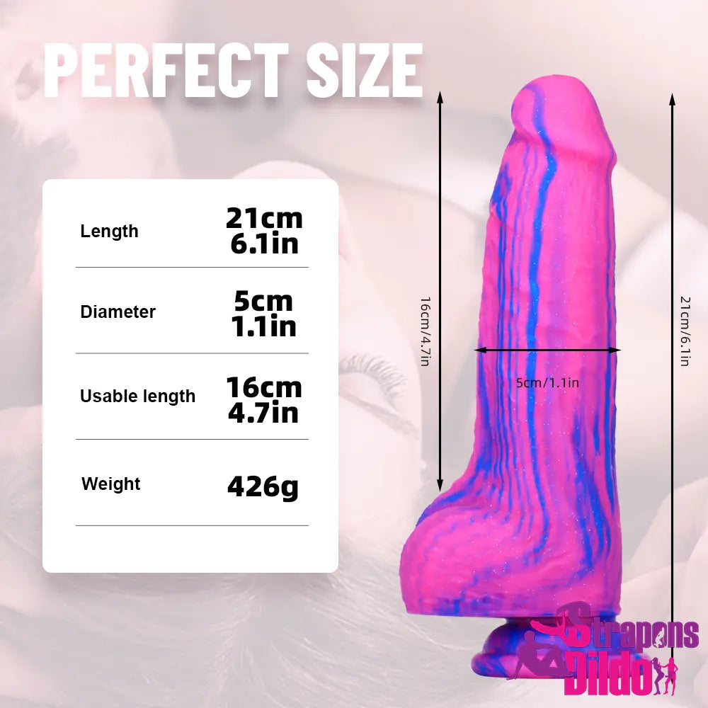 6.1in Silicone Soft Dildo Sex Toy For Women Anal Vaginal Masturbator - Strap ons Dildo