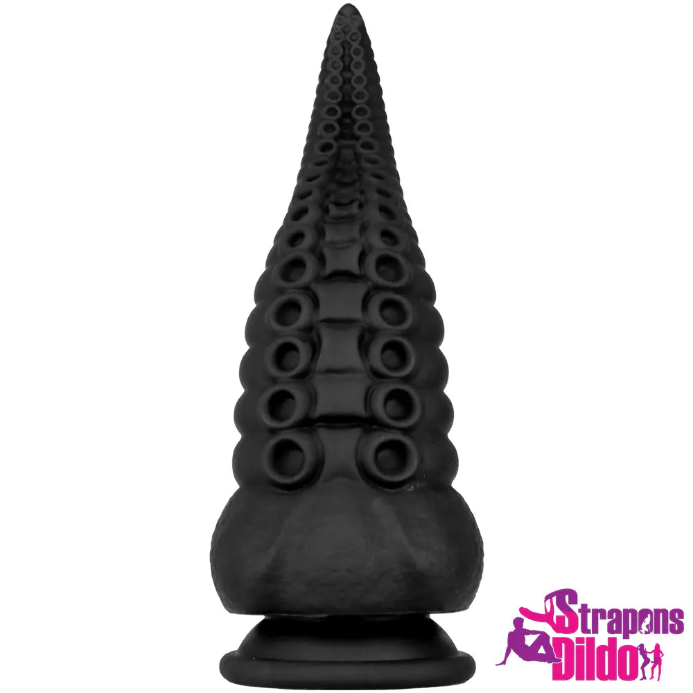 8.07in Silicone Octopus Tentacle Suction Cup Soft Anal Large Dildo - Strap ons Dildo