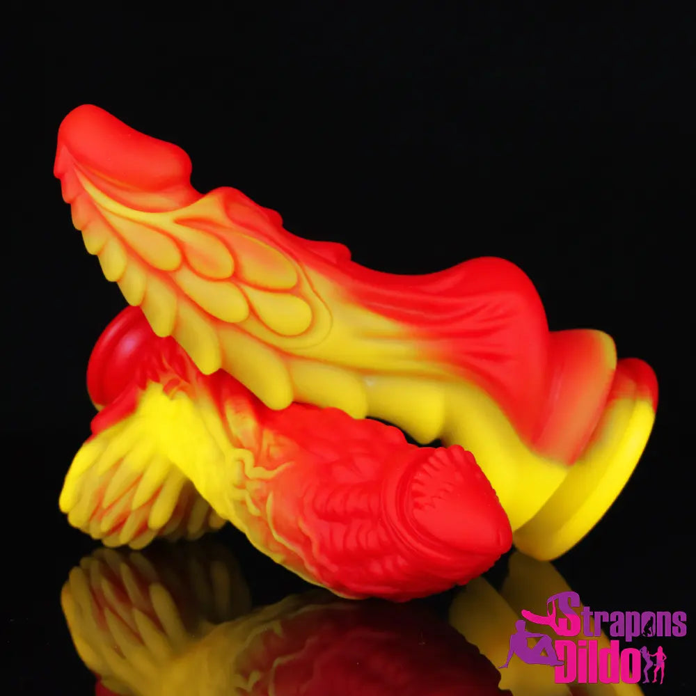 8.66in Silicone Soft Large Dragon Animal Dildo Anal Vaginal Stimulation - Strap ons Dildo