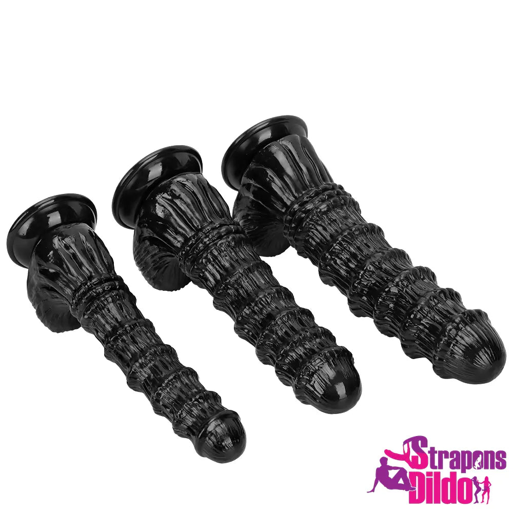 9.25in 9.64in 11.02in Big Thick Black Dildo BDSM Horse Vagina Masturbator Strap ons Dildo