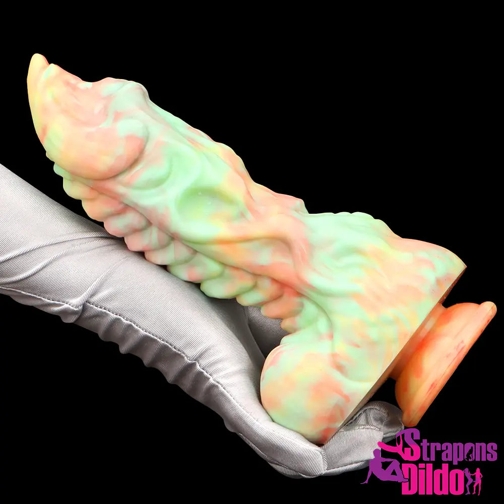 9.44in Fantasy Big Silicone Soft Mixed Color Dildo Sex Toy For Women Strap ons Dildo