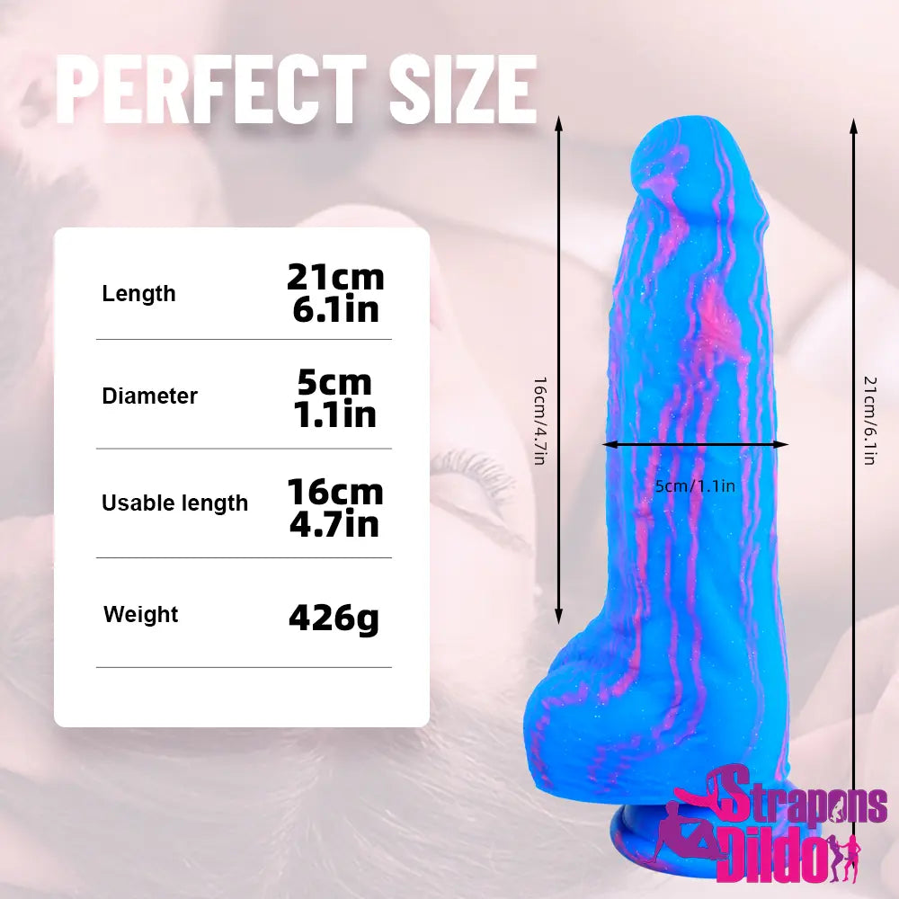 6.1in Silicone Soft Dildo Sex Toy For Women Anal Vaginal Masturbator - Strap ons Dildo