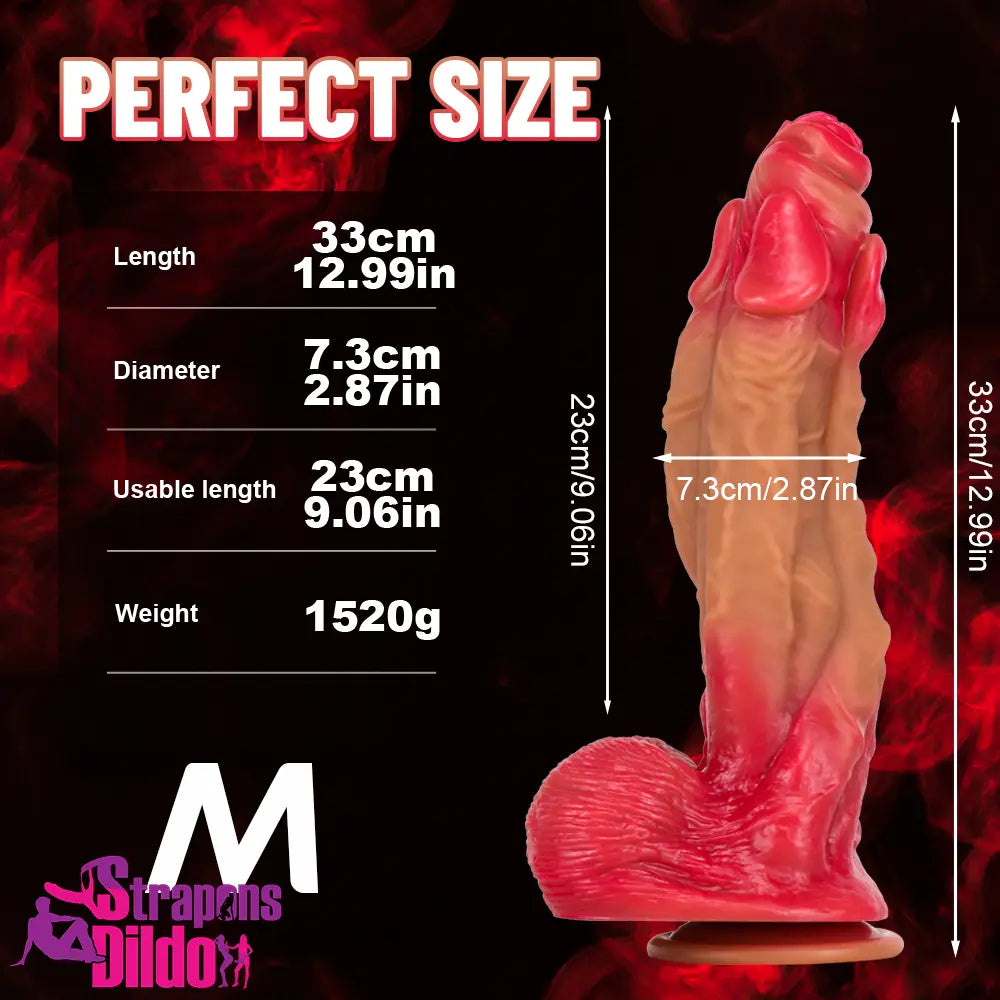 11.22in 12.99in 14.57in Silicone Fantasy Big Soft Cock Odd Lifelike Dildo Strap ons Dildo