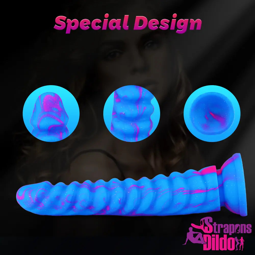 8.58in Silicone Soft Fantasy Large Dildo Penis Vagina Anal Butt Plug - Strap ons Dildo