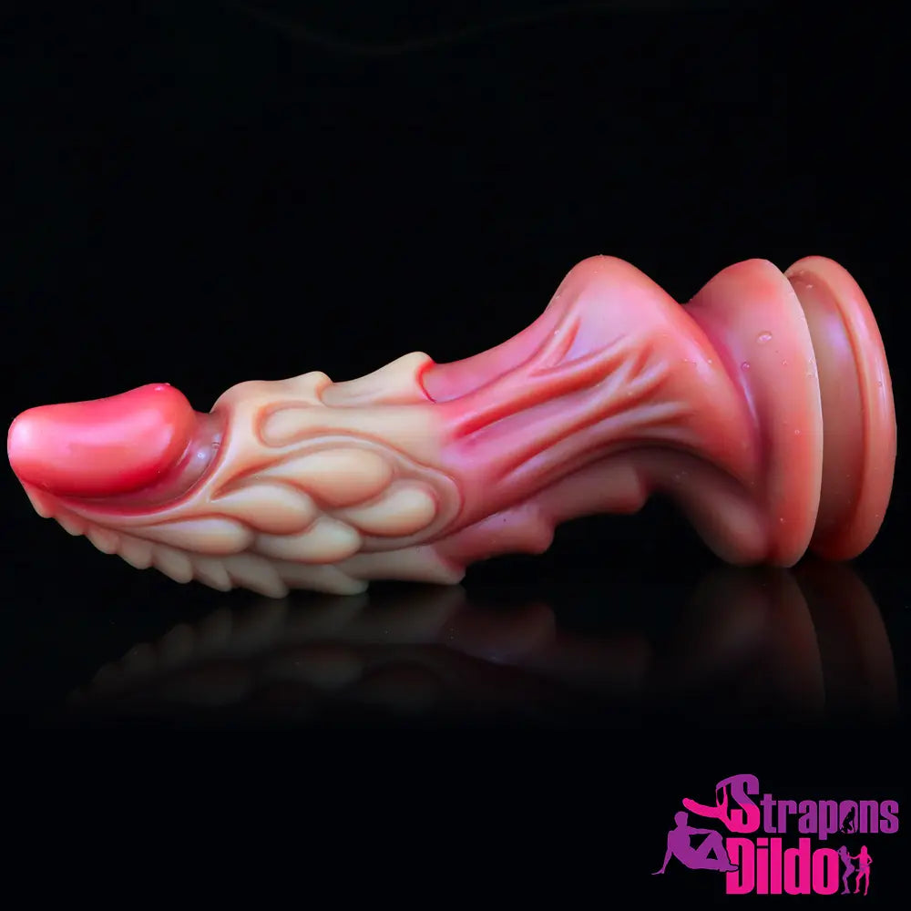 8.66in Silicone Soft G Spot Dragon Animal Big Dildo Erotic Sex Toy - Strap ons Dildo