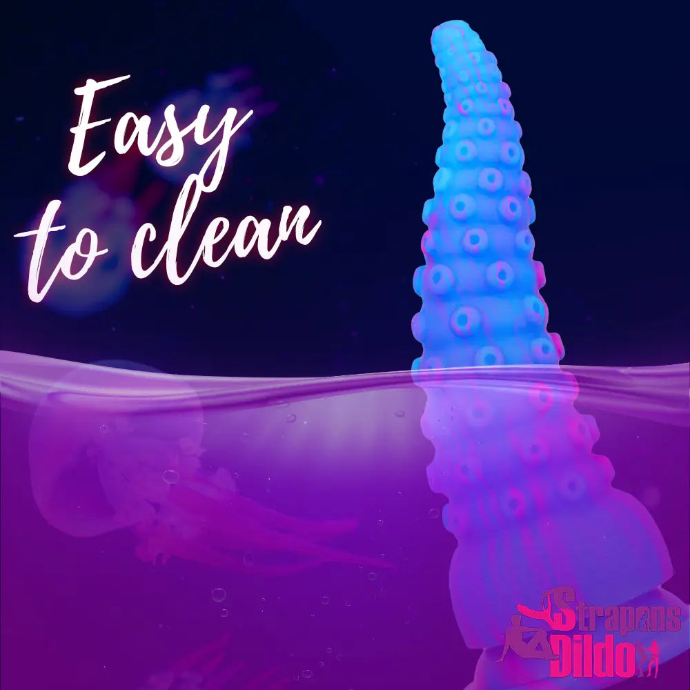 6.02in 7.09in 8.06in Silicone Octopus Tentacle Suction Cup Soft Dildo - Strap ons Dildo