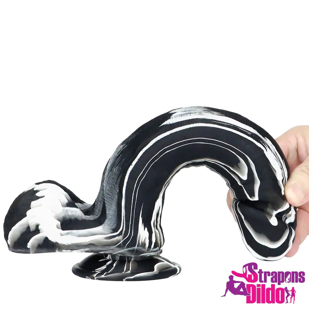 9.44in Silicone Soft Big Prostate Massage Dildo For G-spot Stimulation Strap ons Dildo