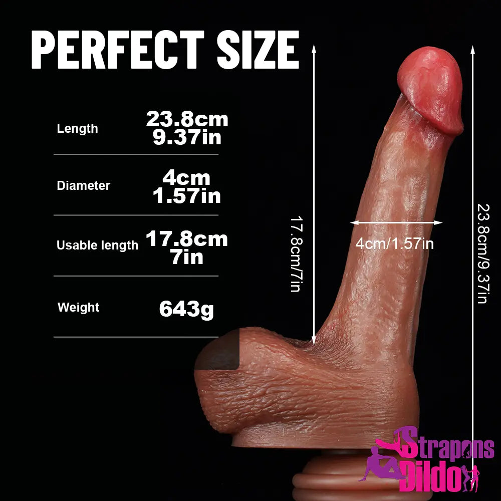 9.37in Realistic Penis Huge Dildo For Women Lesbian Exciting Simulation - Strap ons Dildo