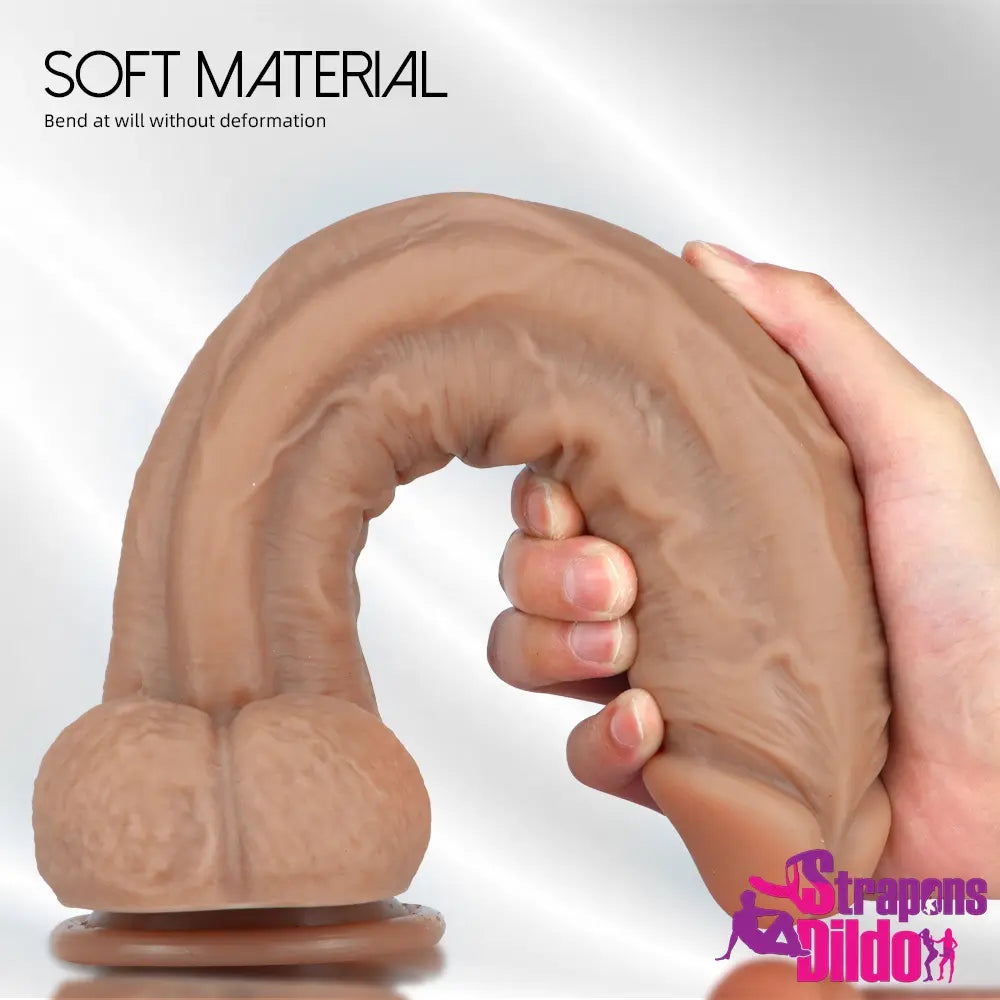 12.5in Soft Silicone Real Feeling Huge Dildo Big Dick Men Women Couples - Strap ons Dildo