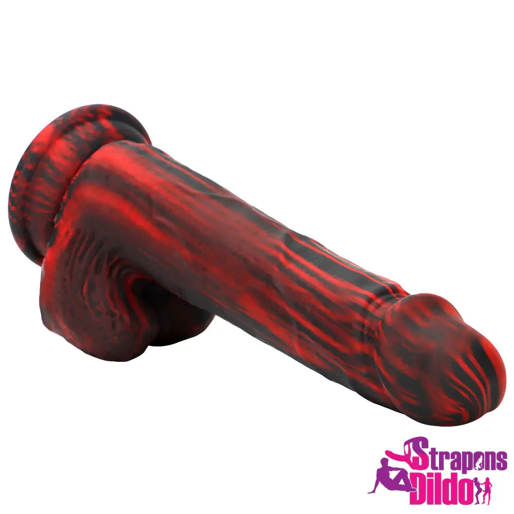 7.67in Premium Silicone Soft Mixed Color Dildo G-Spot Vagina Stimulator Strap ons Dildo