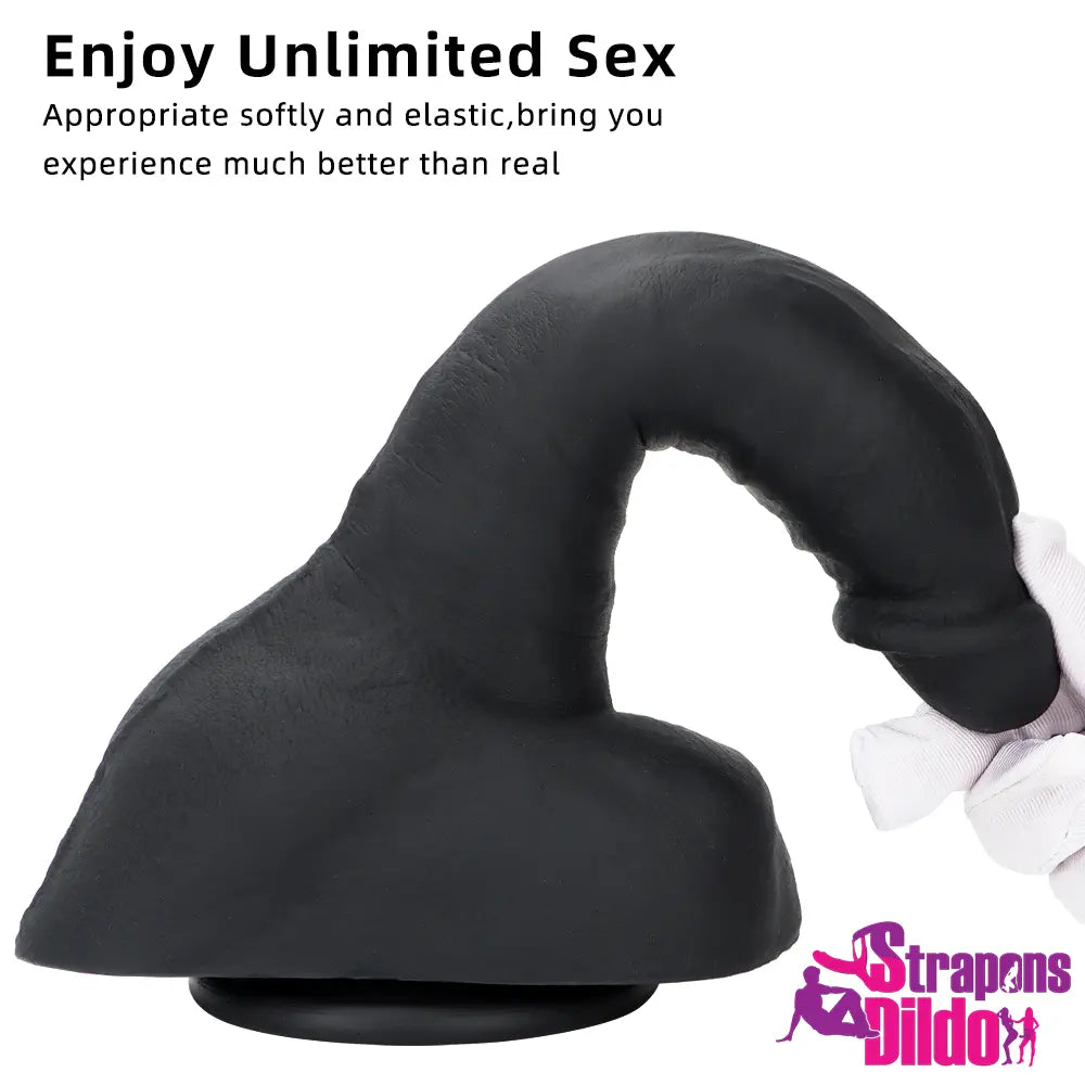 9.05in Real Big Silicone Suction Cup Soft Anal Lifelike Women Gay Dildo - Strap ons Dildo