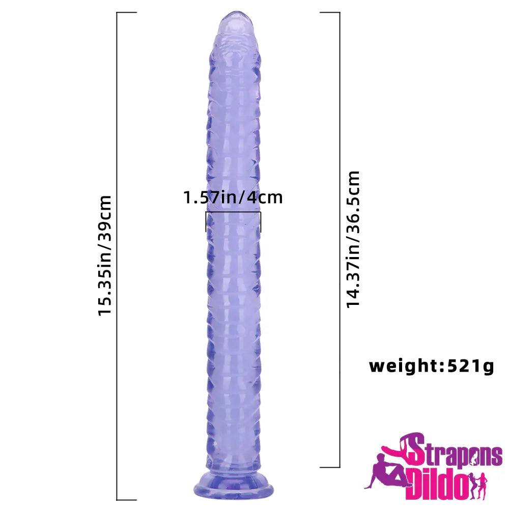 15.35in Long Huge Colorful Dildo For Anal Vaginal Women Lesbian Strap ons Dildo