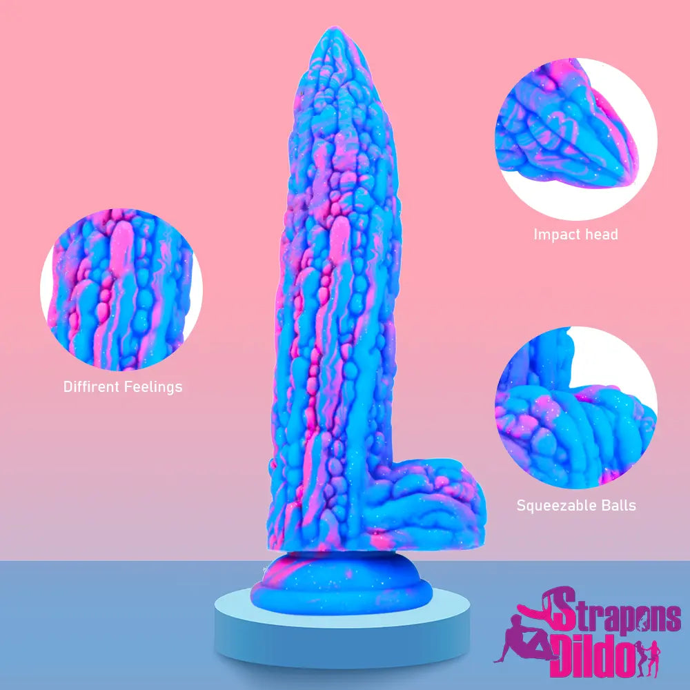 8in Silicone Soft Fantasy Big Dildo Sex Toy For Vagina G-spot Orgasm - Strap ons Dildo