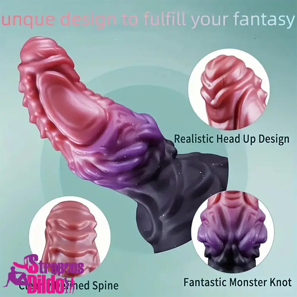 6.69in 8.66in Silicone Flexible Fantasy Dildo For BDSM Sex Anal Vagina Strap ons Dildo