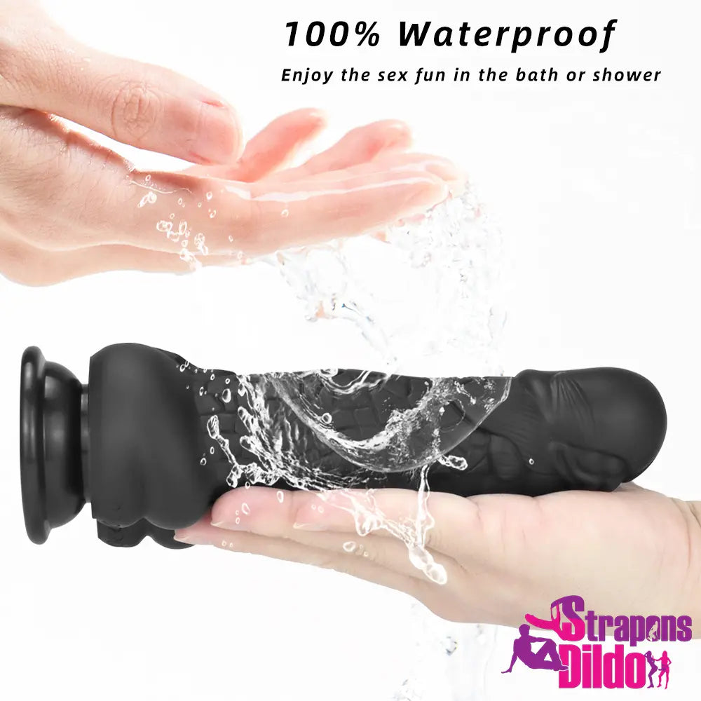 7.87in Silicone Dual Density Odd Feeling Soft Dildo Sex Toy For Women Strap ons Dildo