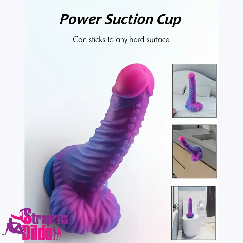 7.48in Soft Silicone Fantasy Monster Body Safe Dildo For Anus Expansion Strap ons Dildo