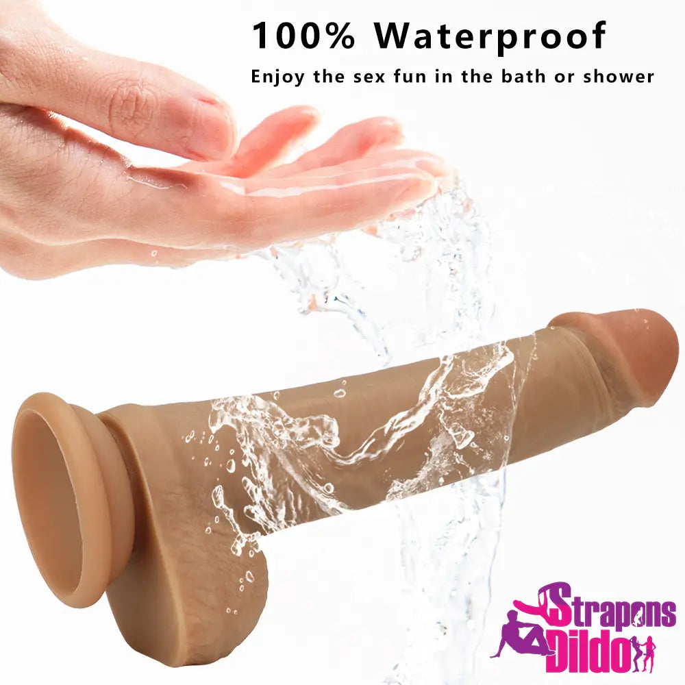 8.85in Silicone Soft Big Prostate G Spot Dildo For Anal Stimulation Strap ons Dildo