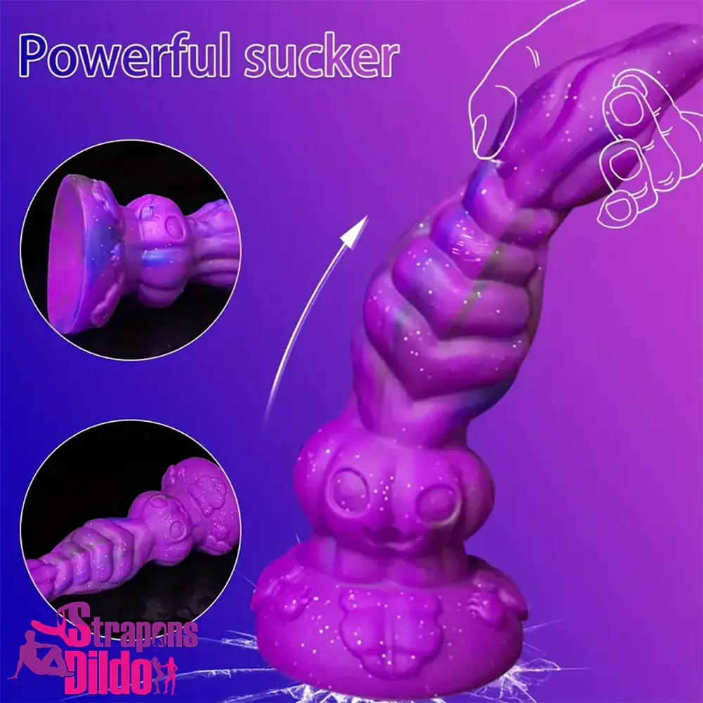 9.4in Soft Monster Silicone Big Alien Dildo For Female Male Self Pleasure Strap ons Dildo