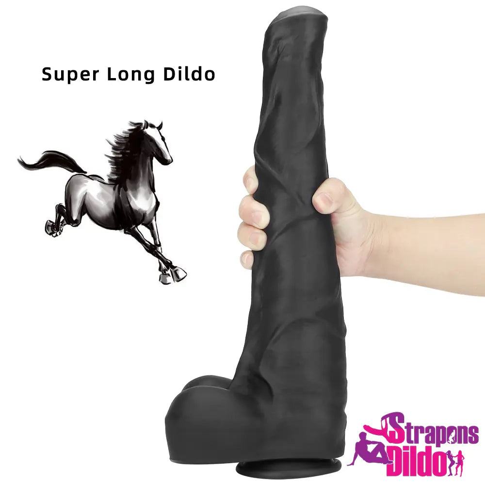 15.15in Long Huge Horse Cock Silicone Animal Dildo Big Dick Anal Plug - Strap ons Dildo