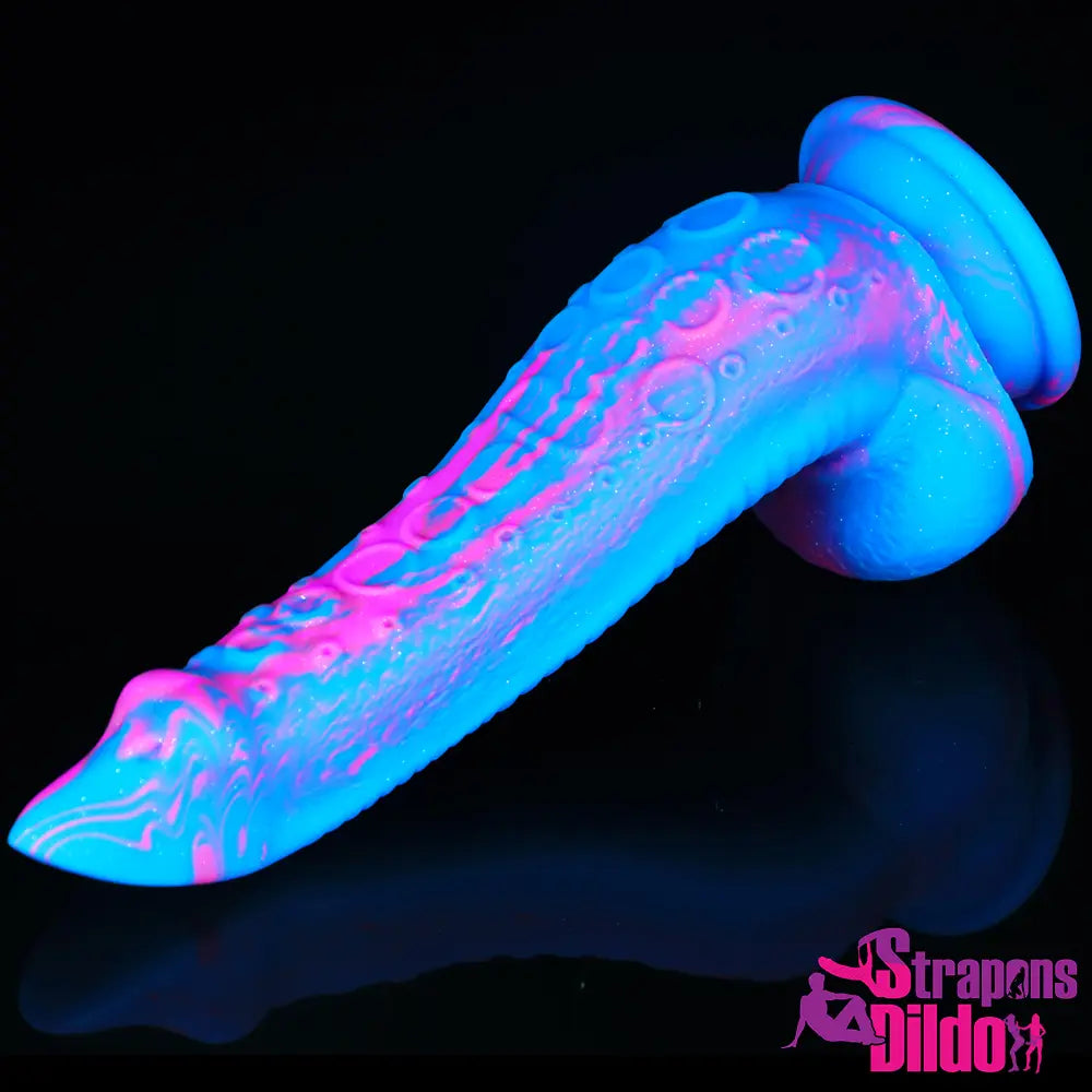 9.3in Silicone Soft Fantasy Octopus Tentacle Large Dildo Love Sex Toy - Strap ons Dildo