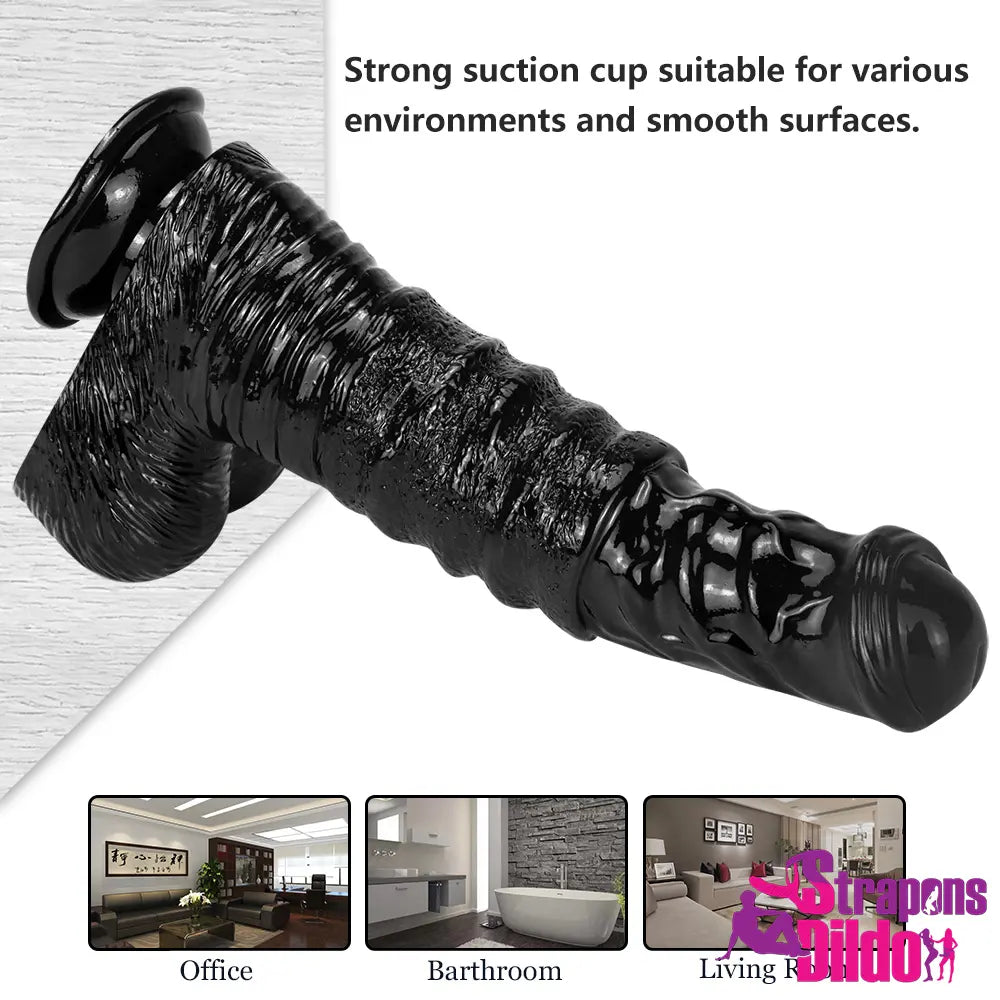 9.84in Horse Cock Penis Big Animal Thick Dildo Vagina Masturbator - Strap ons Dildo