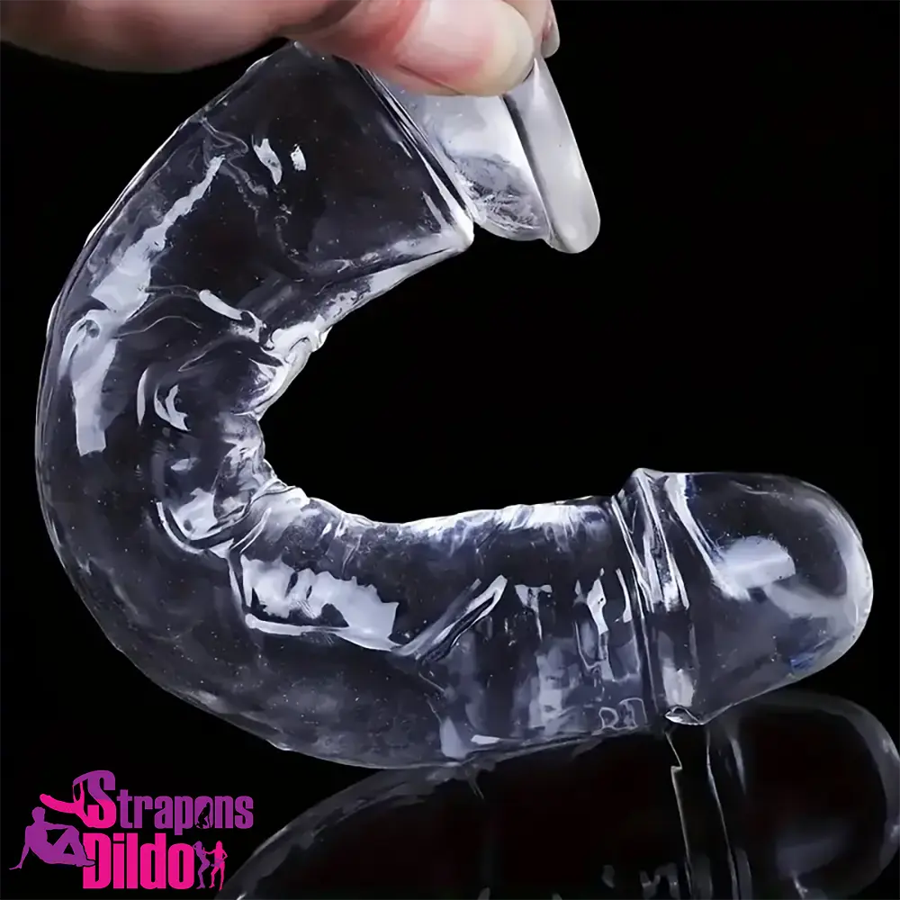 6.3in 7.1in 7.7in 8.5in 9.8in 12in Realistic Clear Dildo Big Anal Expander Strap ons Dildo