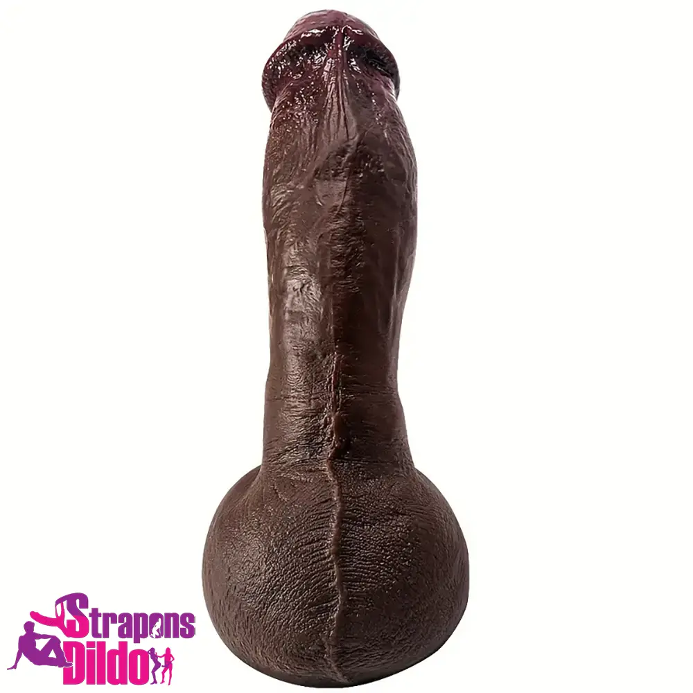 8.07in 8.66in 9.44in Ebony Silicone Soft Real Big Dildo For Adult Love Strap ons Dildo