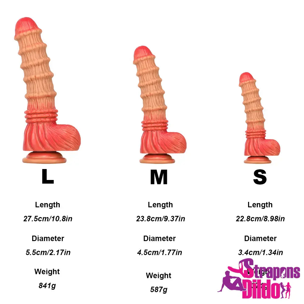 8.98in 9.37in 10.8in Fantasy Silicone Soft Big Dildo Adult Women Men Toy - Strap ons Dildo