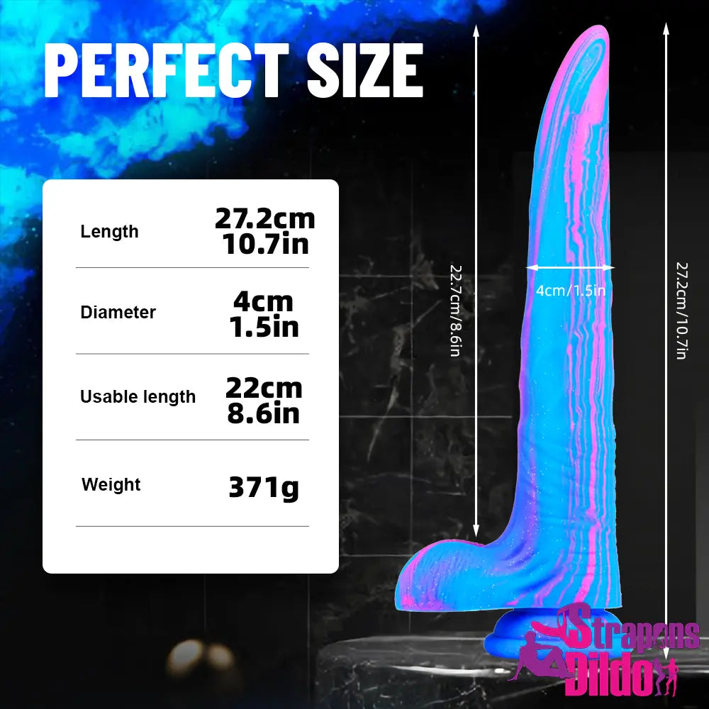 10.7in Silicone Soft Fantasy Large Dildo Penis Vagina Anal Butt Plug - Strap ons Dildo