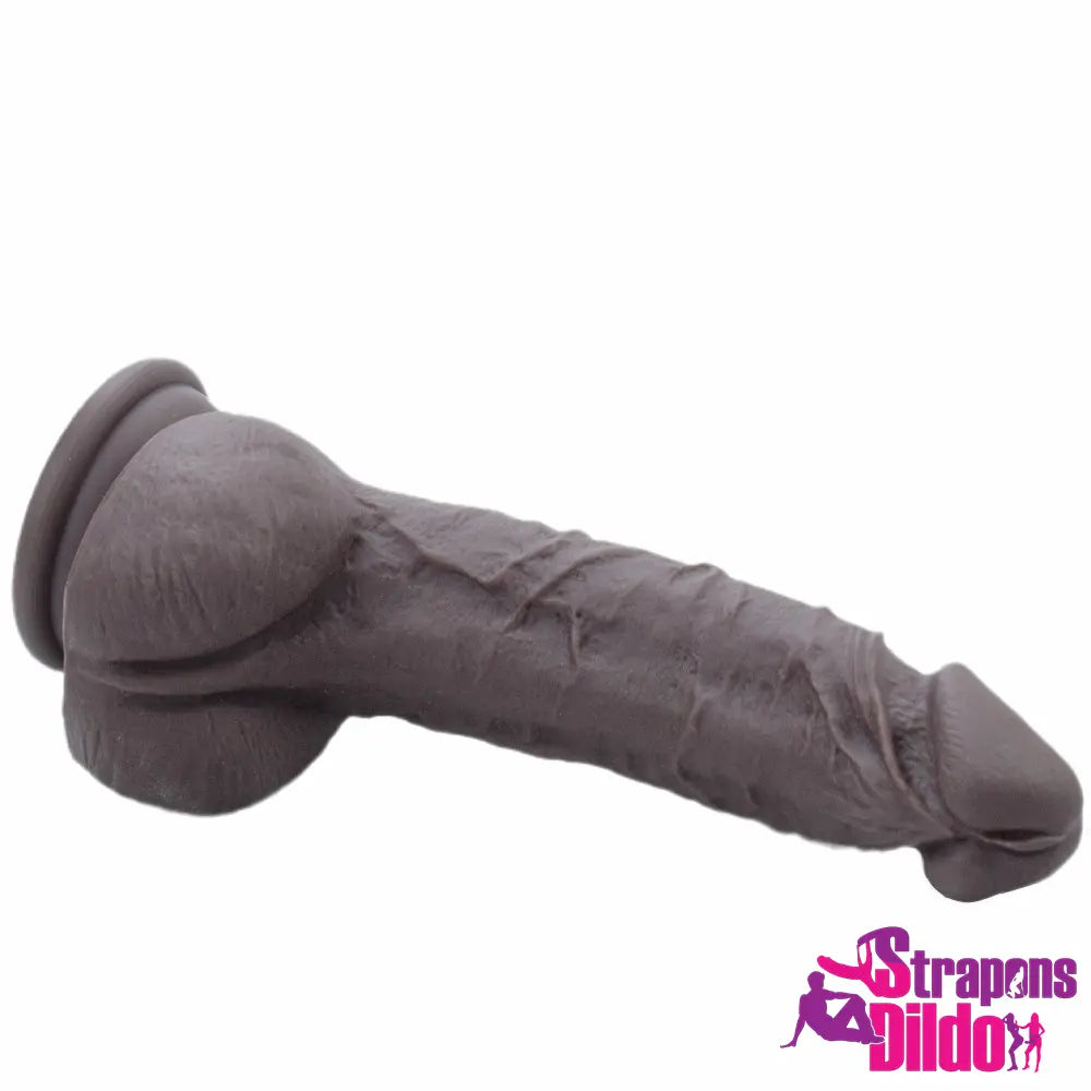 7.67in Lifelike Silicone Soft Realistic Penis G-spot Simulation Anal Dildo Strap ons Dildo