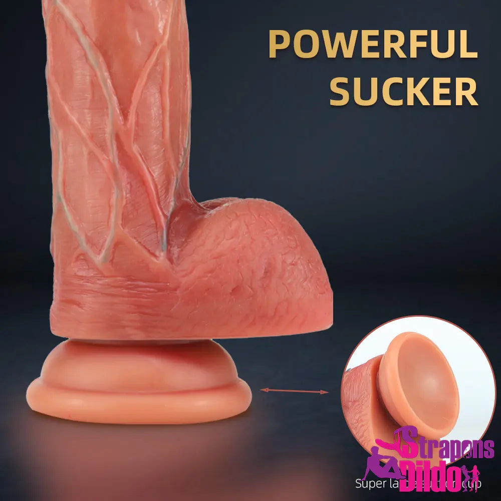 7.68in Realistic Penis Dildo For Women Men Clitoris Vaginal Masturbator - Strap ons Dildo