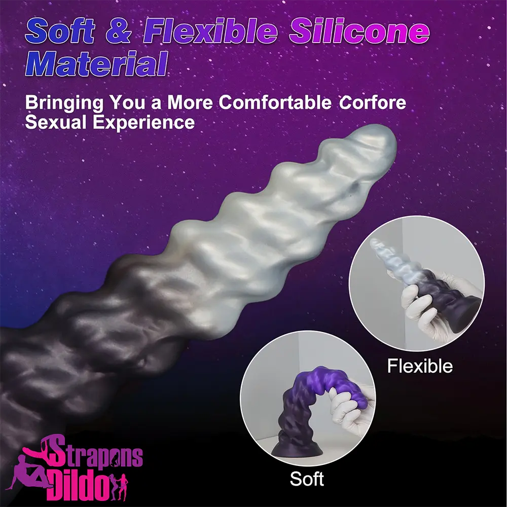 7.09in 9.05in 11.26in Silicone Fantasy Real Soft Cock Big Dildo For Gay Strap ons Dildo