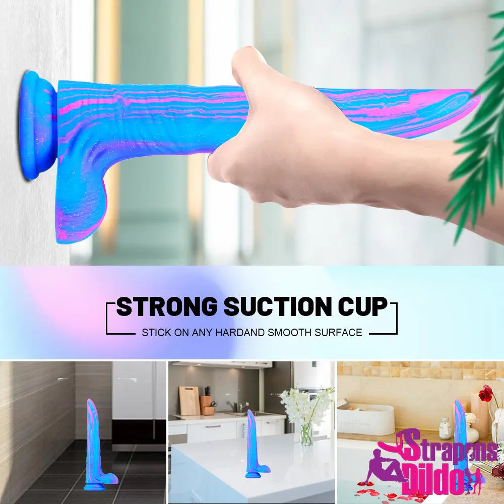 10.7in Silicone Soft Fantasy Large Dildo Penis Vagina Anal Butt Plug - Strap ons Dildo