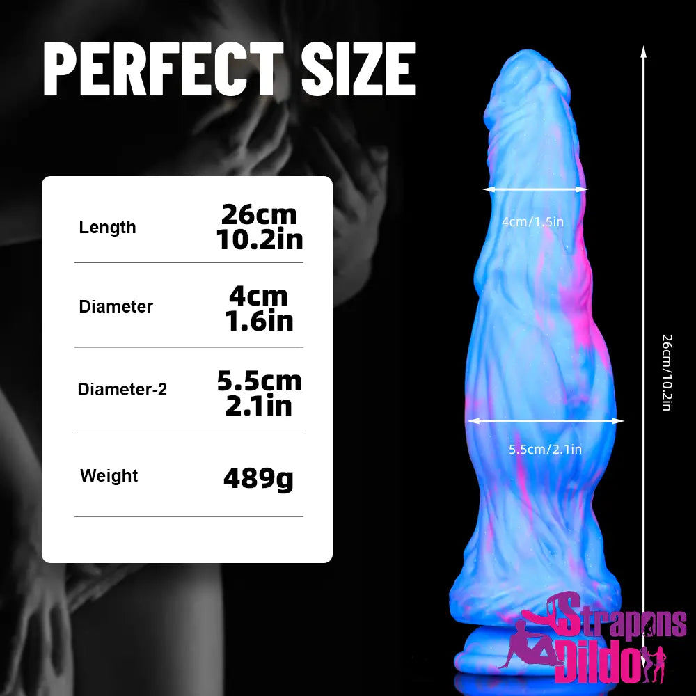 10.2in Silicone Big Soft Dildo Sex Toy For G-spot Anal Stimulation - Strap ons Dildo