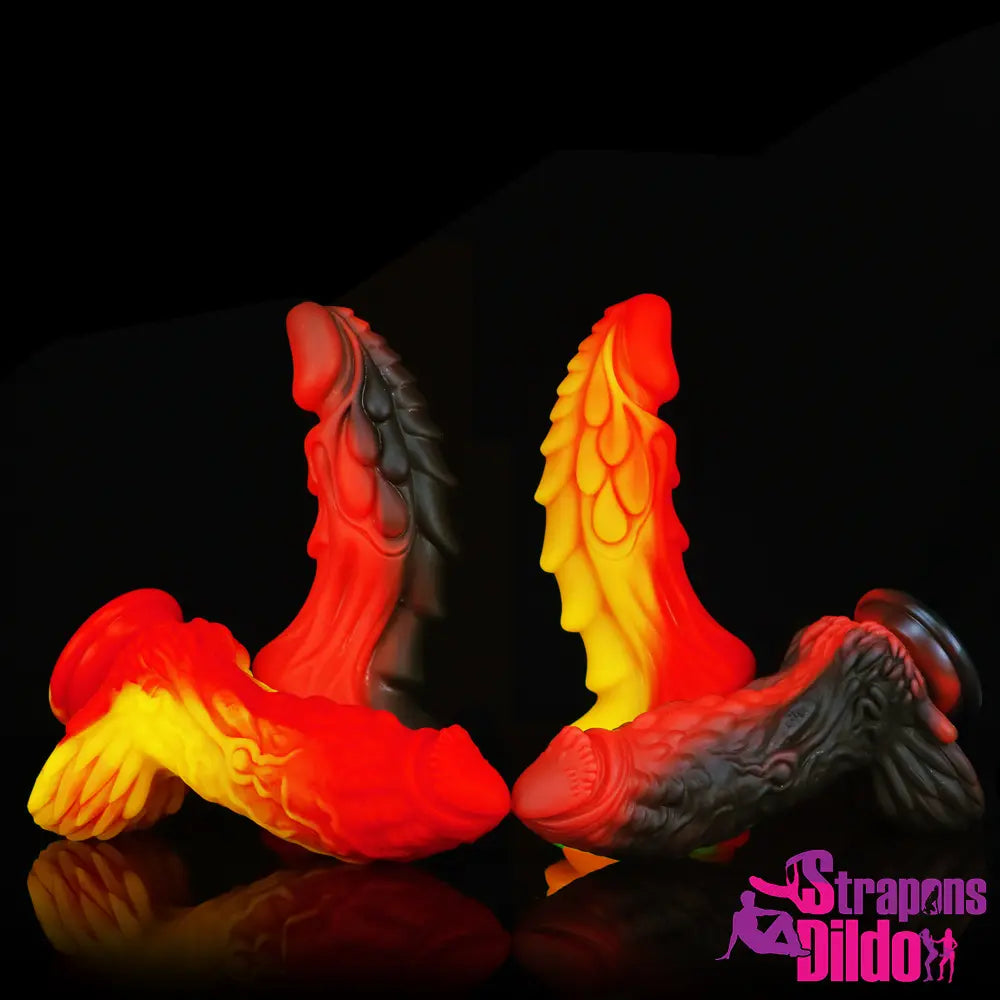 8.66in Silicone Soft Large Dragon Animal Dildo Anal Vaginal Stimulation - Strap ons Dildo