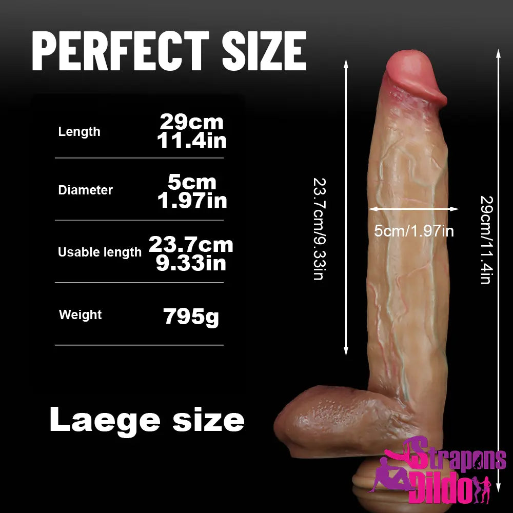 10.24in 10.63in 11.4in Big Long Dildo Toy For Men Women Couples Dildo - Strap ons Dildo