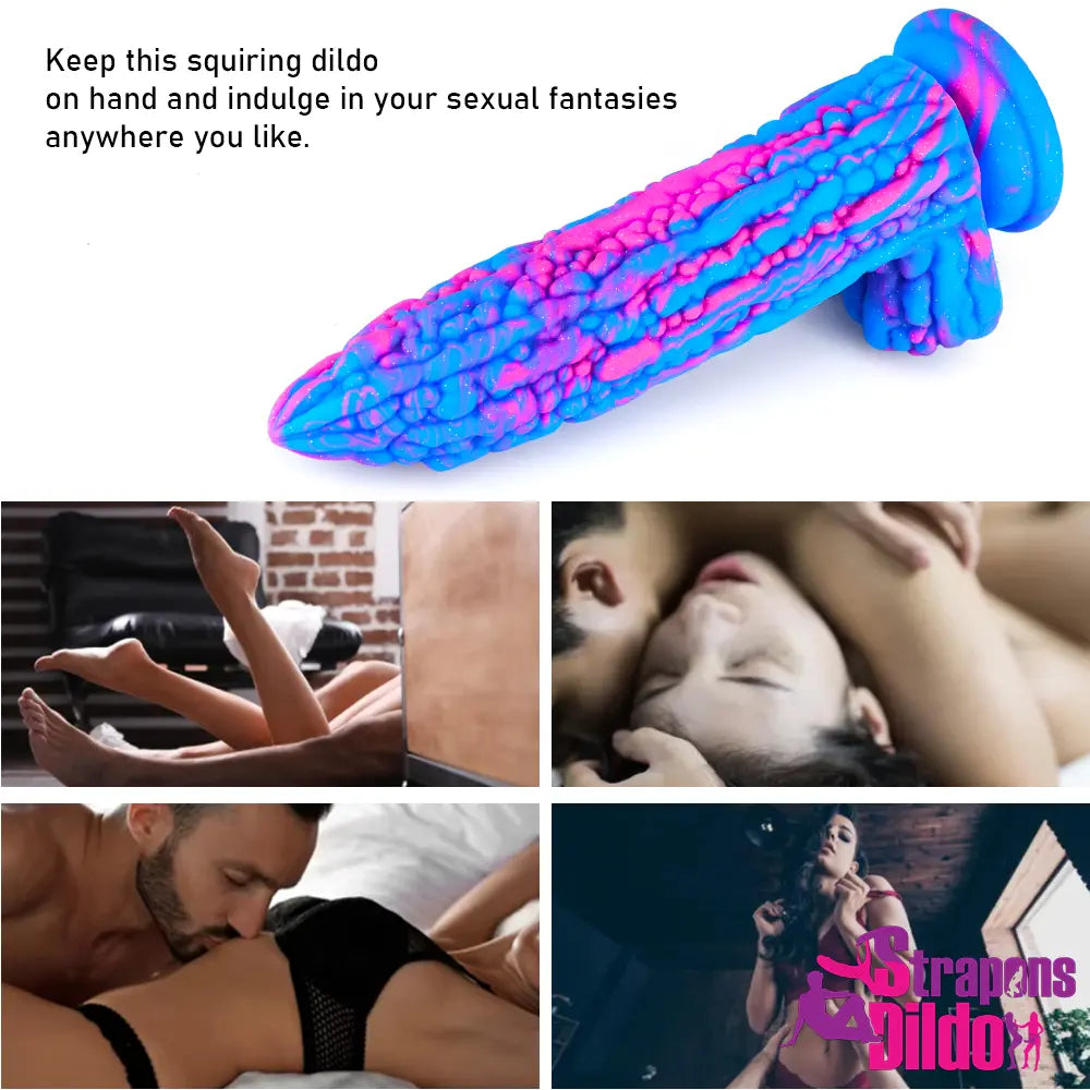 8in Silicone Soft Fantasy Big Dildo Sex Toy For Vagina G-spot Orgasm - Strap ons Dildo