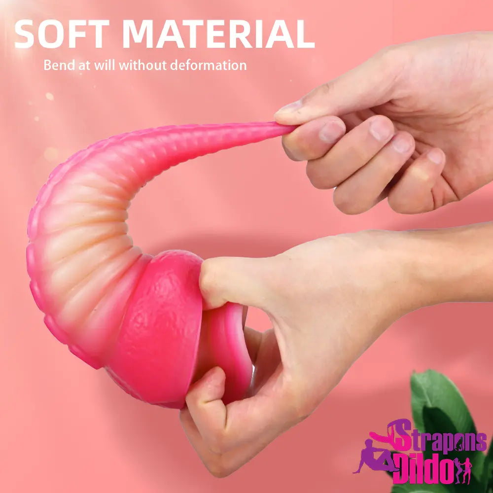 8.07in Fantasy Silicone Soft Large Tentacle Octopus Dildo Clitoris For Sex - Strap ons Dildo