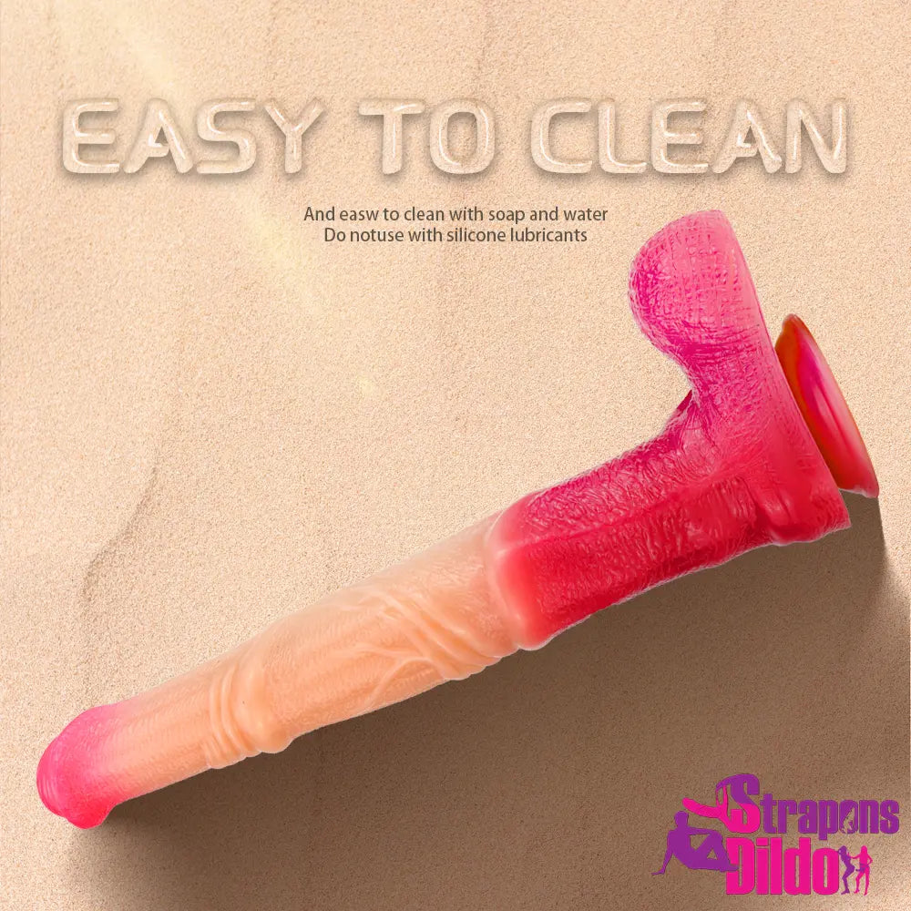 14.57in Silicone Soft Large Long Horse Cock Dildo Masturbating Sex Toy - Strap ons Dildo