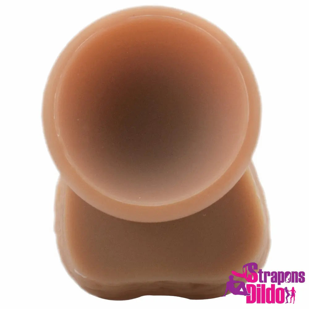 7.08in Lifelike Silicone Soft Realistic Feeling G Spot Suction Cup Dildo Strap ons Dildo