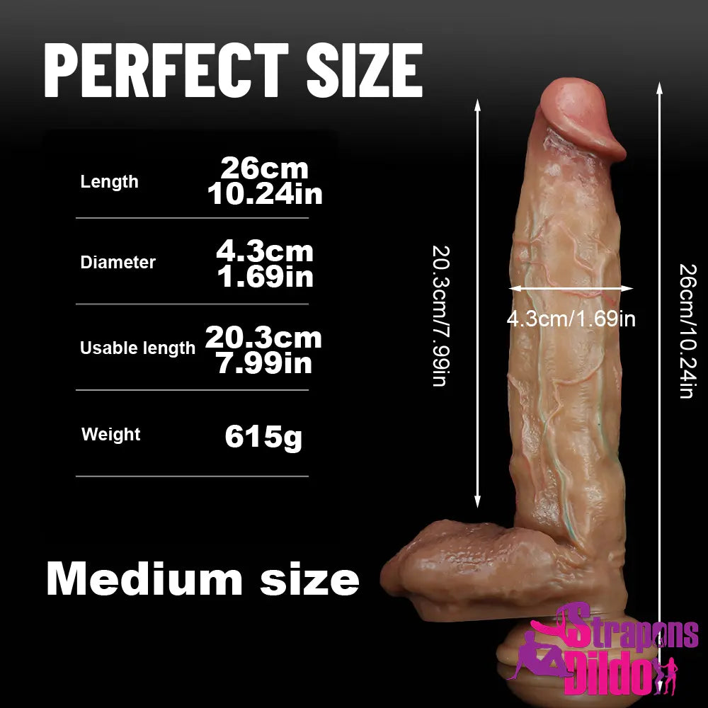 10.24in 10.63in 11.4in Big Long Dildo Toy For Men Women Couples Dildo - Strap ons Dildo