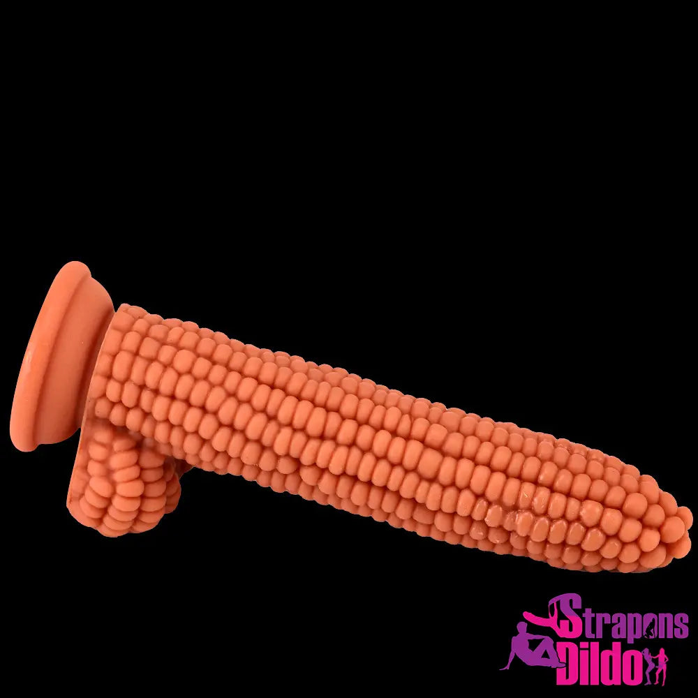 8.26in Silicone Soft Corn Cob Big Dildo Couples Gay Lesbian Sex Toy Strap ons Dildo