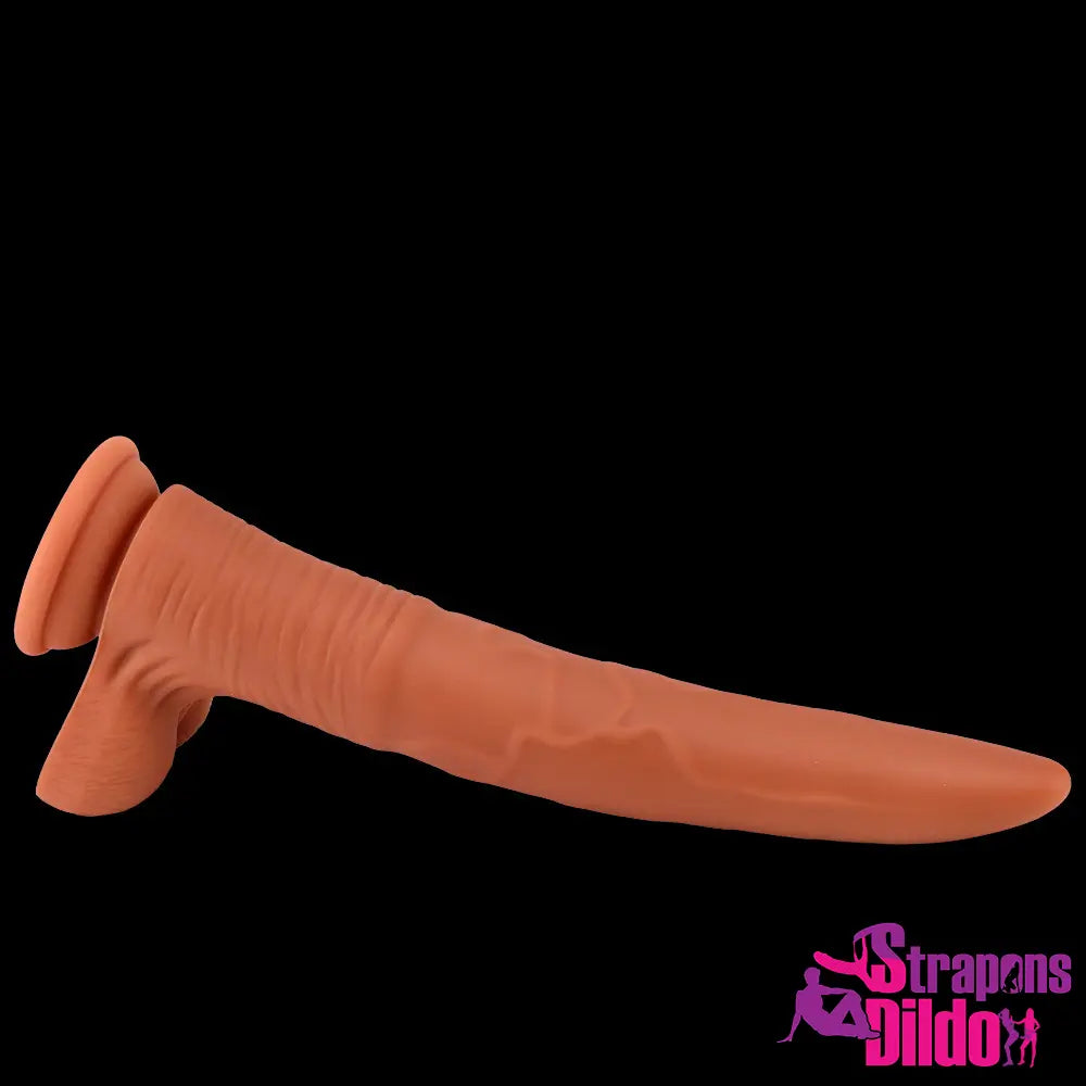 10.62in Silicone Soft Real Thin G-Spot Vagina Stimulator Large Dildo Strap ons Dildo