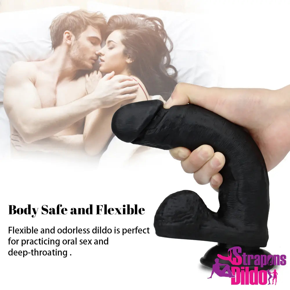 9.44in Lifelike Silicone Soft Realistic Feeling Big G Spot Anal Dildo Strap ons Dildo