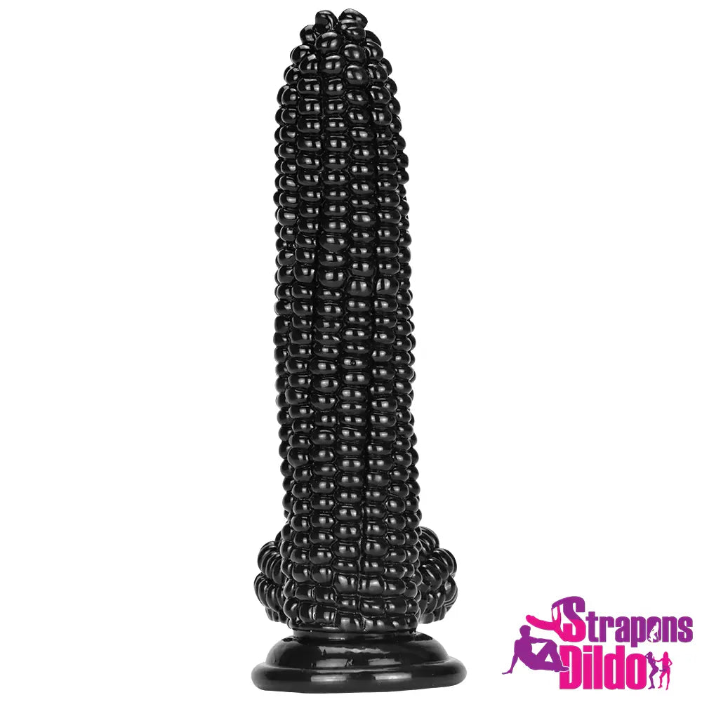 8.26in Corn PVC G Spot Real Feeling Big Anal Dildo With Suction Cup Strap ons Dildo