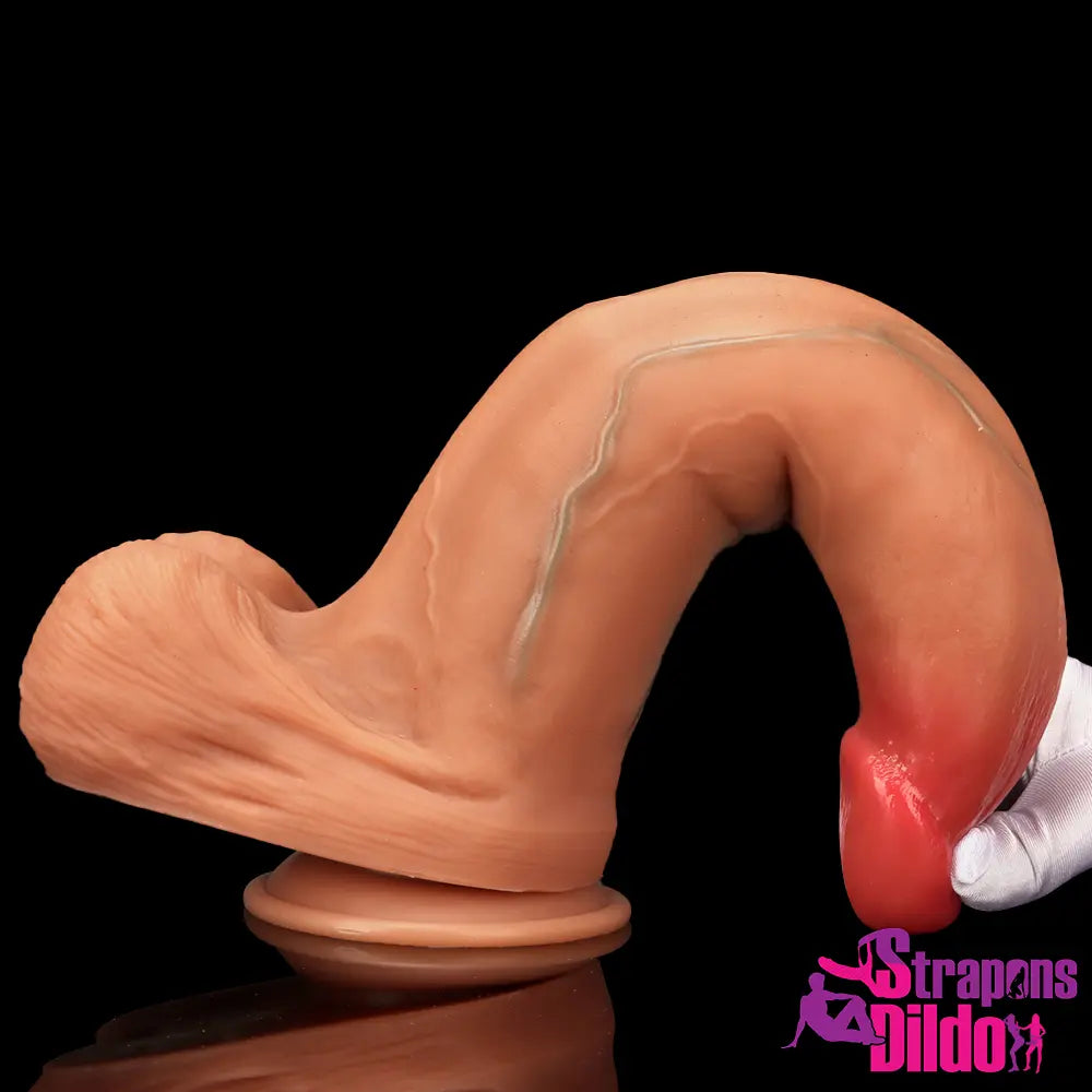 9.25in 10.03in 13in Soft Silicone Big Lifelike Dual Density Anal Real Dildo - Strap ons Dildo