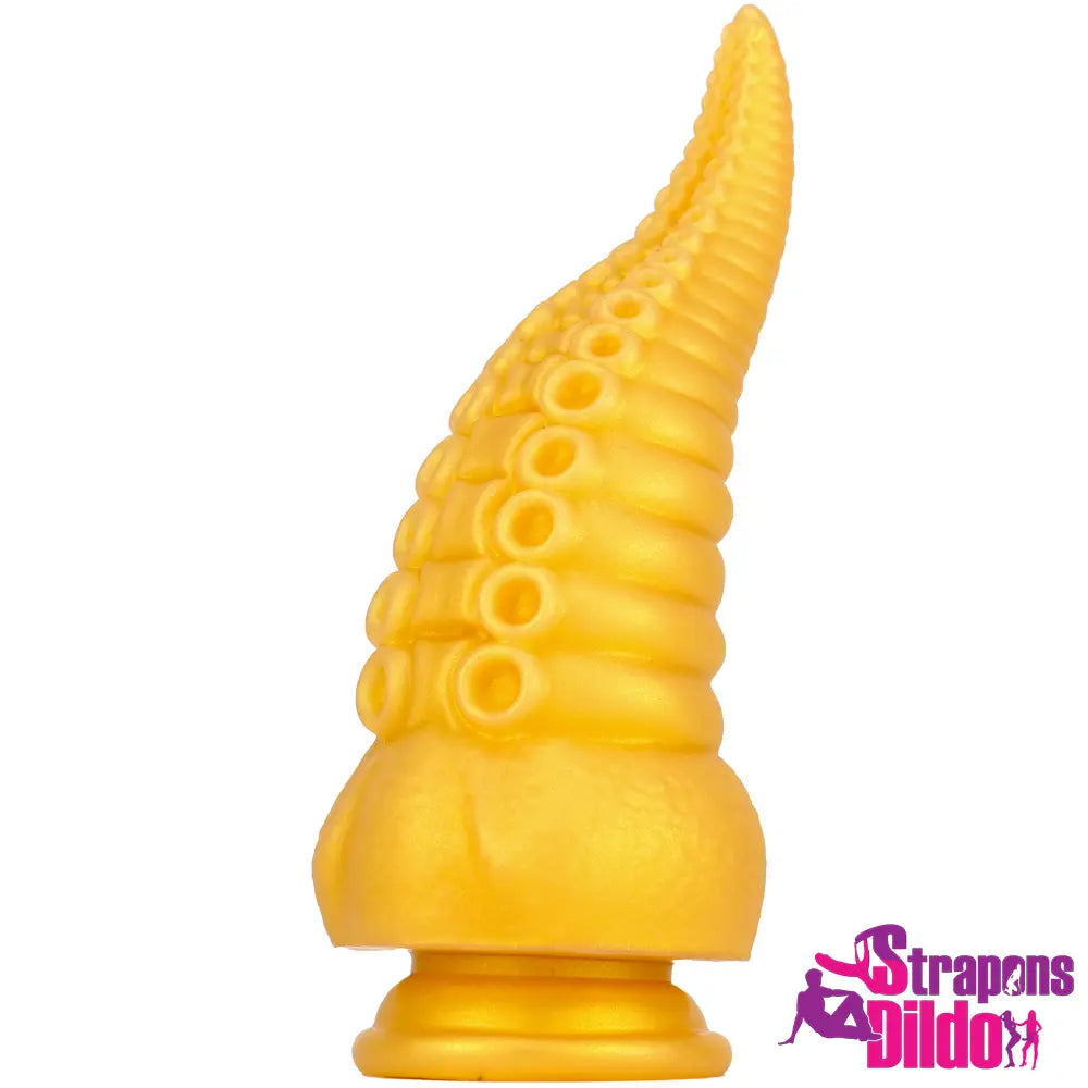 8.07in Silicone Octopus Tentacle Suction Cup Soft Anal Large Dildo - Strap ons Dildo