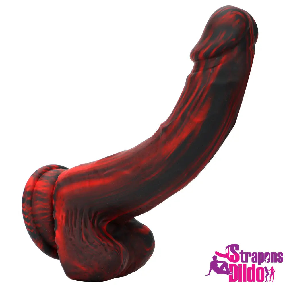 7.67in Premium Silicone Soft Mixed Color Dildo G-Spot Vagina Stimulator Strap ons Dildo